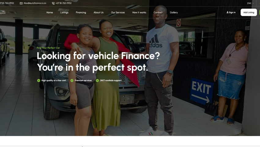 AutoFinance- Car Dealership