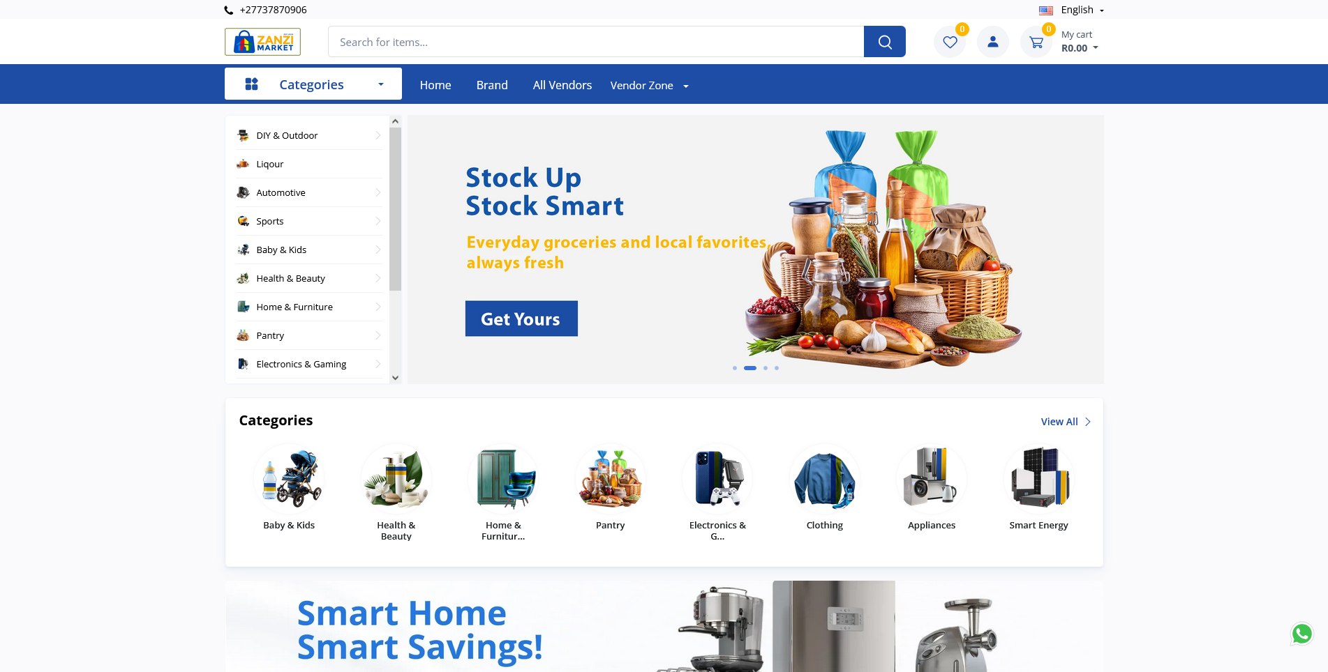 Zanzi Market: Multivendor Ecommerce Platform